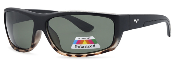 POL3256 - Polarized Wrap Wholesale Sunglasses